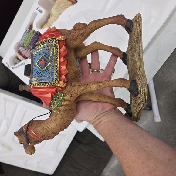 Creche De Noel 13 Piece Nativity Set Kirkland Hand Painted Christmas 915694 S1 - Picture 15 of 16